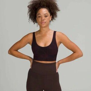 124 Lululemon Align Reversible Bra Diamond Dye Cassis Black